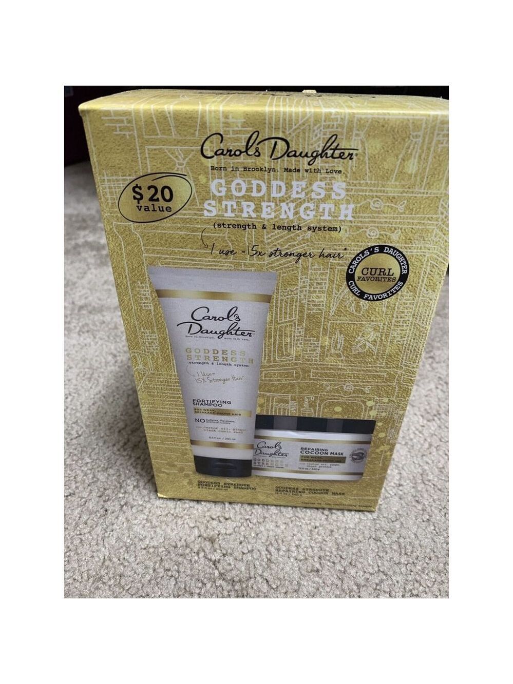 Carol's Daughter Fortifying Shampoo & Repairing Cocoon Mask Gift Set Curly Hair - Picture 2 of 6
